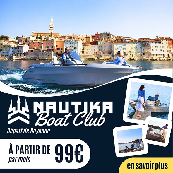 Nautika Boat Club location à l'année de bateaux à Bayonne Pays Basque 64